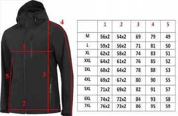 КУРТКА МУЖСКАЯ ВЕСЕННЯЯ СОФТШЕЛЛ 5000 С КАПЮШОНОМ ЧЕРНАЯ XXXXL 4XL