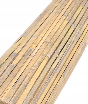 MATA BAMBUSOWA 120x500 OSŁONA NA PŁOT OGRODZENIE plot bambus