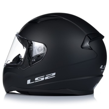 KASK MOTOCYKLOWY | LS2 FF353 BLACK MATT | INTEGRALNY SYSTEM PINLOCK