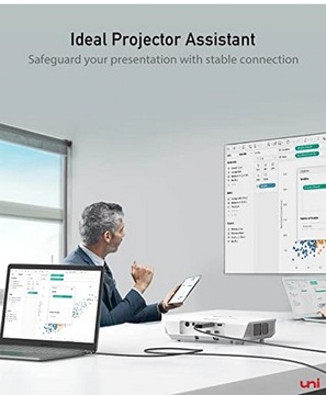 kabel USB C do HDMI (4K/60 Hz) uni 6ft 1.8 m