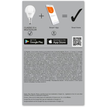 3x Żarówka LED E14 5W RGB DIM SMART+ WiFi LEDVANCE