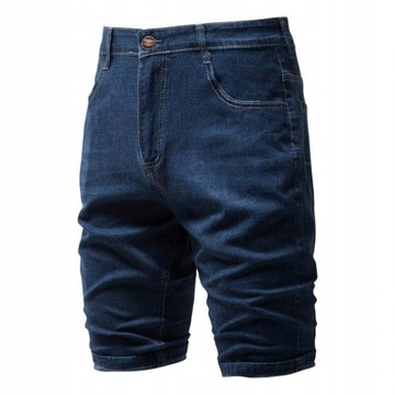JEANSOWE KRÓTKIE SPODENKI MĘSKIE JEANS 30
