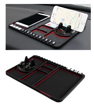 ПРОТИВОСКОЛЬЗЯЩИЙ КОВрик ДЛЯ ТЕЛЕФОНА ДЛЯ АВТОМОБИЛЯ 4в1