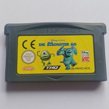 Monsters Inc, Nintendo GBA, все на немецком языке
