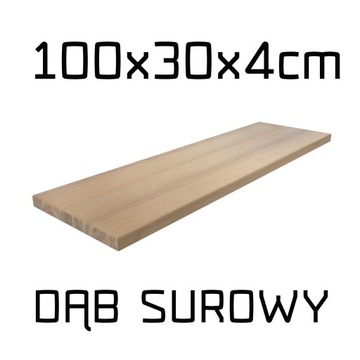 Stopień trep schodek dębowy dąb debowy 100x30x4