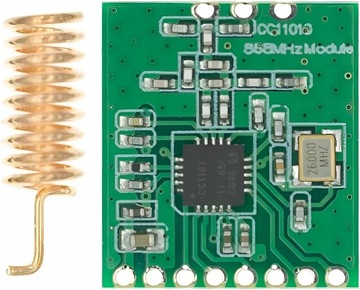 MODUŁ RADIOWY CC1101 RF 868MHZ Z ANTENĄ 1,8 V DO 3,8 V