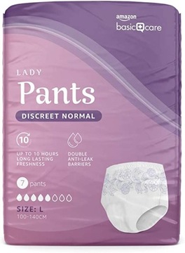 Amazon Basic Care Czteropak Majtki chłonne M