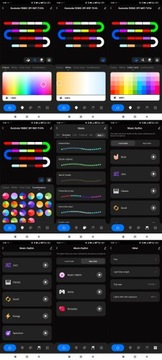 Kontroler LED COB SPI RGBIC NEON oświetlenie Seria SD WiFi+RF TUYA