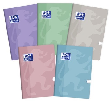 ZESZYT OXFORD TOUCH PASTEL A5 60 KARTEK LINIA Z MARGINESEM