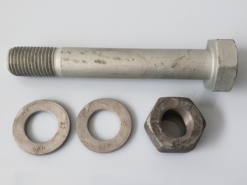 ŚRUBA HV M36 x 235 10.9 Z NAKRĘTKĄ I PODKŁADKAMI