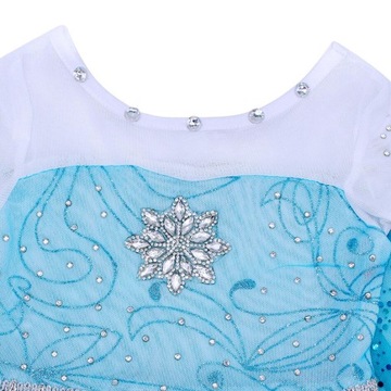 ELSA STRÓJ SUKIENKA KSIĘŻNICZKA ELZA FROZEN 140 XL