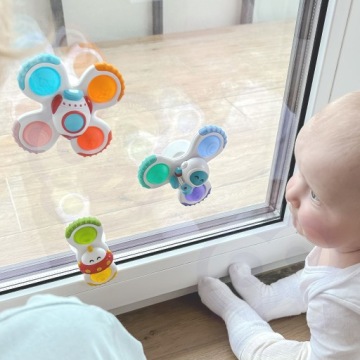 СПИННЕР СЕНСОРНАЯ ИГРУШКА ЧУЖАЯ РАКЕТА 3 ШТ. С ПРИСОСКОЙ ДЛЯ ДЕТСКОГО ВУПИ