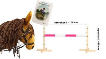 Małyt zestaw startowy Hobbyhorse, Konik,mała przeszkoda, notatnik treningow