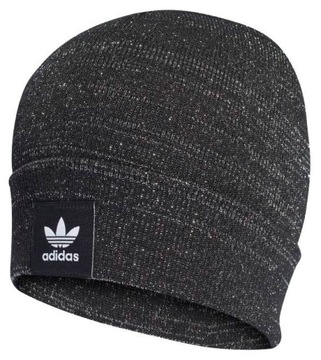 Czapka zimowa ADIDAS Damska Adicolor Cuff Knit ORIGINALS Błyszcząca