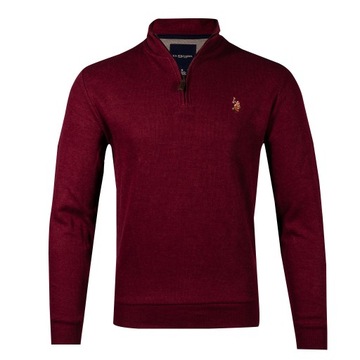 Мужская толстовка из США ПОЛО АССН. Логотип 11C847 Бордовый