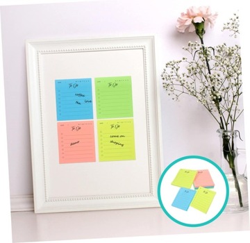 12 шт. офисный блокнот с флуоресцентной наклейкой и мягкой подкладкой