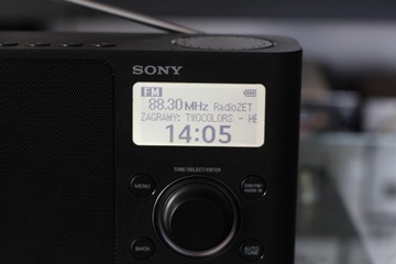 FM-радио Sony XDR-S61D, DAB+