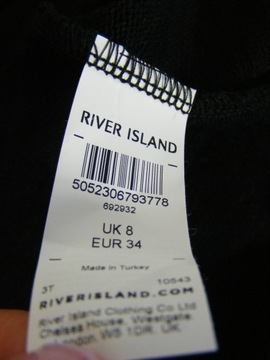 RIVER ISLAND lekki sweter z kopertowym przodem 34