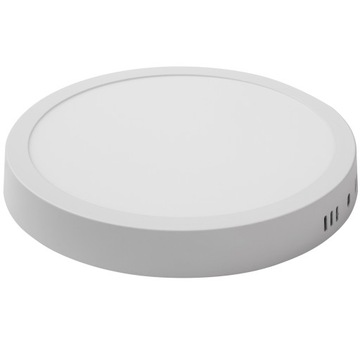 Panel plafon LED natynkowy okrągły 18W NEUTRALNA