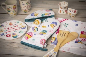 Altom Design Grandma Słodłości кухонная лопатка и бамбуковая ложка, 2 шт.