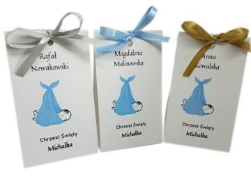 WA19B Podziękowanie + winietka na chrzciny CHRZEST