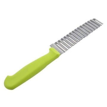 Nóż Karbowany 23cm Falisty do Frytek Warzyw Owoców