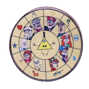 S-Gravity Falls Enamel Pin Lapel Pin for Clot