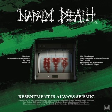 NAPALM DEATH Resentment is Always Seismic - LP