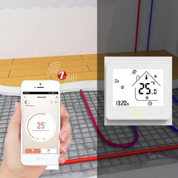 Термостат zigbee TUYA, электрическое отопление, 7 шт.