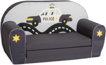 DELSIT- miękka sofa, kanapa rozkładana dla dziecka WZORY