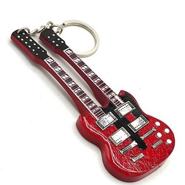 Брелок в виде гитары Led Zeppelin - Джимми Пейдж - EGK-0115