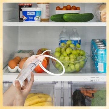 УНИВЕРСАЛЬНЫЙ СЛИВНОЙ НАБОР ДЛЯ ЧИСТКИ ХОЛОДИЛЬНИКА 5 ​​В 1, БОЛЬШОЙ ШПРИЦОВЫЙ ШЛАНГ