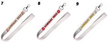 Smycz na klucze z imieniem, dowolnym napisem - wiele wzorów