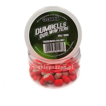 Dumbells Carpio 30g DUO Wafters 8mm Truskawka Halibut *NOWOŚĆ 2024*