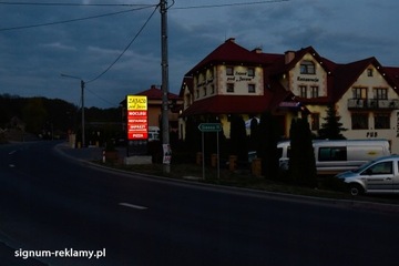 СВЕТОДИОДНЫЙ ПИЛОН 400x150 см PLEXI РЕКЛАМНЫЙ тотем