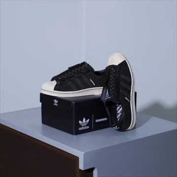 ADIDAS ORIGINALS SUPERSTAR 80 S X NEIGHBORHOOD GX1400 R. 43 1/3