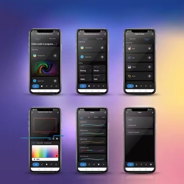 RGB IC Ambient LED TV Strip Интеллектуальная синхронизация экрана 4 м ''40-60''