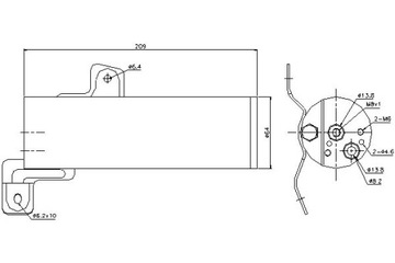 SUŠIČ KLIMATIZACE MERCEDES S (C216) (W221) O