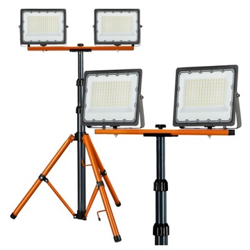Halogen LED Budowlany Statyw Naświetlacz 200W Reflektor 22000lm Soczewkowy