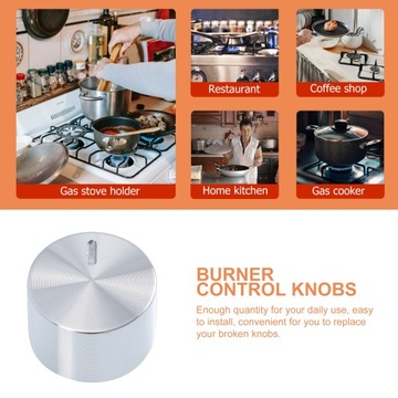 РУЧКА ГАЗОВОЙ ПЛИТЫ, МЕТАЛЛ АЛЮМИНИЙ, 5 ШТ.