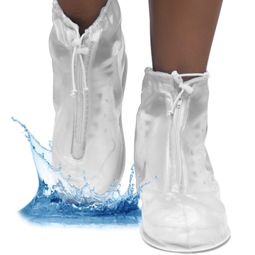 Wodoodporne pokrowce na buty ochrona przed deszczem różne rozmiary 34-47