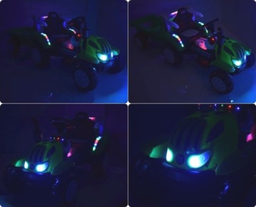 ТРАКТОР С АККУМУЛЯТОРНЫМ ПРИЦЕПОМ, ДИСТАНЦИОННЫЕ ЗВУКИ