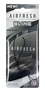 ZAWIESZKA ZAPACHOWA AIRFRESH, ZAPACH PURE BLACK