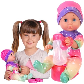 LALKA NATALIA SIUSIAJĄCA BOBAS ZESTAW SIUSIA 30cm