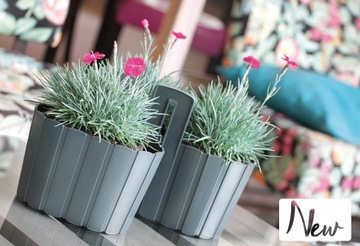 НАСТЕННЫЙ ЦВЕТОЧНЫЙ ГОРШОК BOARDEE DDES280 АНТРАЦИТОВЫЙ