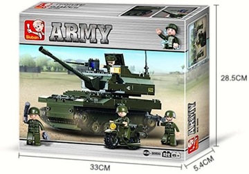 Кирпичи Танк-пушка Гаубица Краб + 4 ФИГУРКИ + Мотор + 2 ОРУЖИЯ LEGO