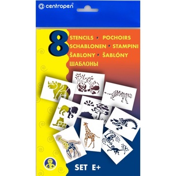 Szablony E+ Centropen Stencils 9996