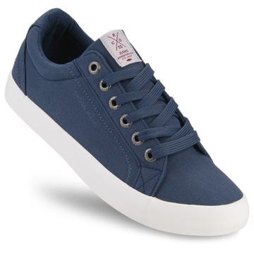 TRAMPKI męskie CROSS JEANS buty tenisówki sneakersy HH1R4028C niebieskie 42