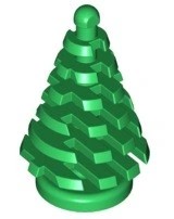 LEGO 1szt. Choinka drzewko zielona 2435 Nowa
