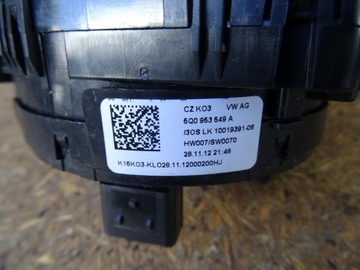 GOLF VII 13-19 PÁSEK KROUŽEK POD VOLANT ULOŽENÍ AIRBAG 5Q0953549A